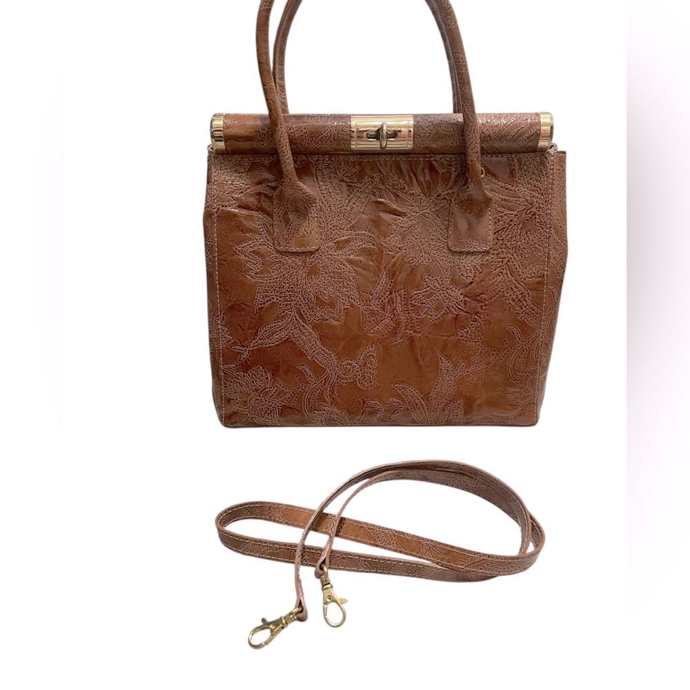 πPELLE DI GIADA BORSE ON PELLE. MADE IN ITALY, Elegant Brown Leather Handbag - Picture 3 of 16